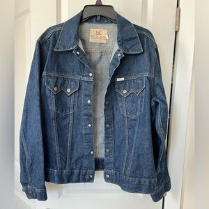 Dee Cee Western Denim Blue Jean Jacket size Men’s 44 / Women’s 1X